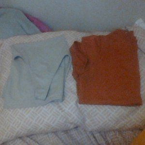 2 shirts 1 tank- top 1 dark beige T - shirt